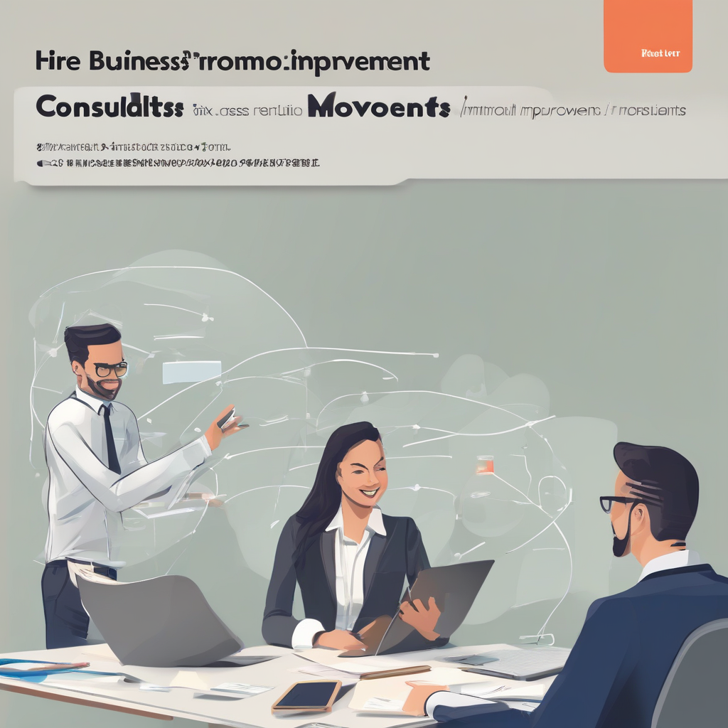 Hire Business Improvement Consultants: A Guide to Boosting Your Company's Success